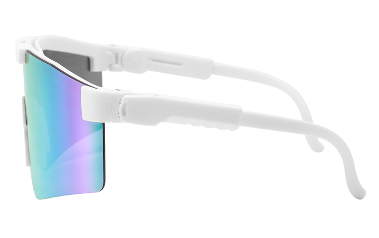 Sportsbrille til Sport, LÃ¸b, Cykling eller bare fashion, i stort / oversize design - sunlooper.dk - billede 3