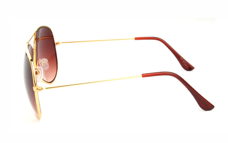 Pilot solbrille i guld - sunlooper.dk - billede 3