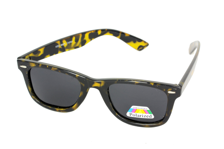 Polaroid Skildpaddebrun wayfarer solbrille