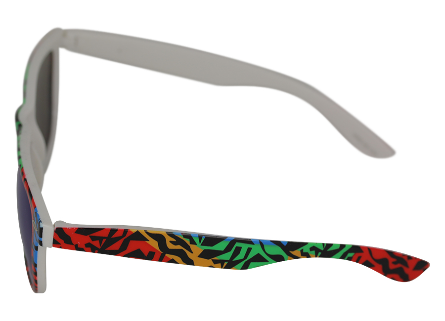 Solbrille i wayfarer design med spejlglas - sunlooper.dk - billede 2
