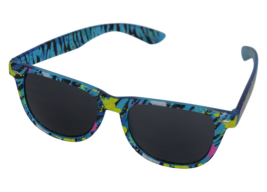 Wayfarer solbrille i gennemsigtig blÃ¥