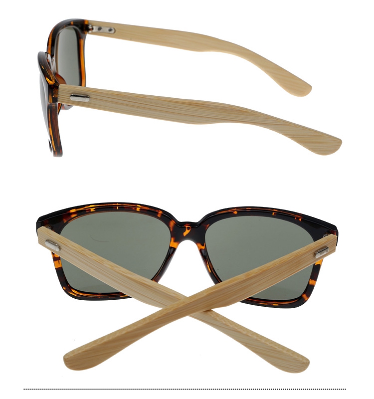 Solbrille med bambus stÃ¦nger - sunlooper.dk - billede 2