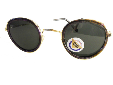 Fed rund solbrille
