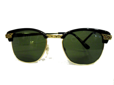 Billig solbrille i clubmaster look