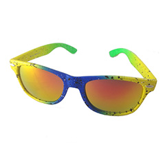 Neon 80Â´er solbrille med  - Design nr. 3201