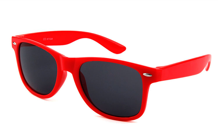 Wayfarer solbrille i rÃ¸dt stel - Design nr. 3503