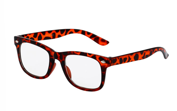 Wayfarer til BÃ˜RN med klart glas - Design nr. 3512