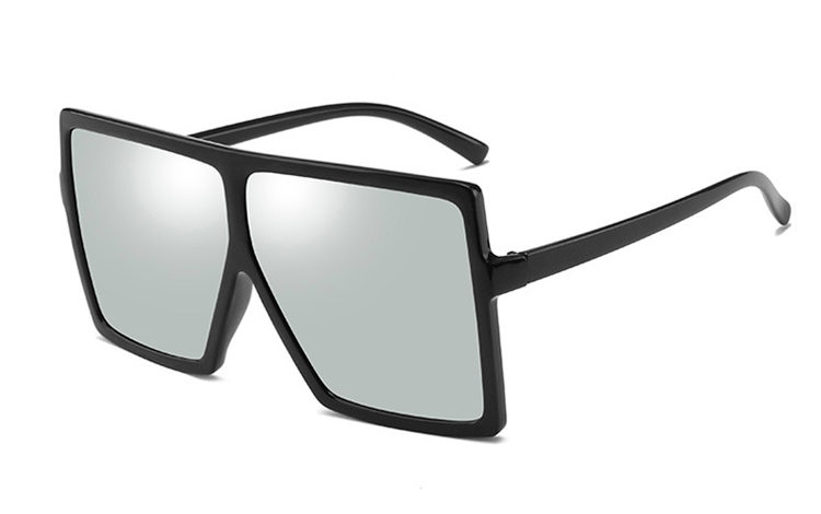KÃ¦mpe oversize solbrille i stort og fladt design - Design nr. 4407