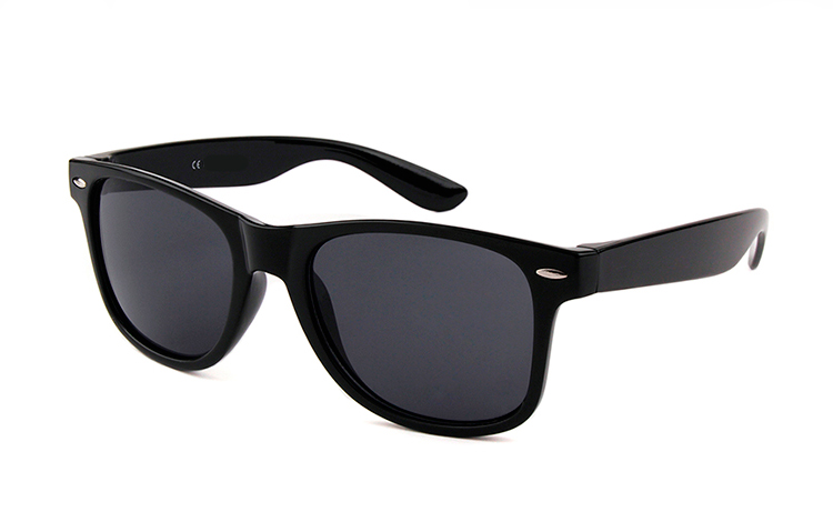 BÃ˜RNE solbrille i sort wayfarer stel. - Design nr. 4432