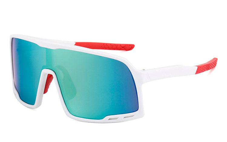 Oversize sportsbrille til Sport, LÃ¸b, Cykling eller bare fashion - Design nr. 4451
