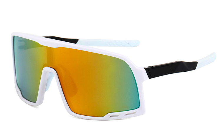 Oversize sportsbrille til Sport, LÃ¸b, Cykling eller bare fashion - Design nr. 4452
