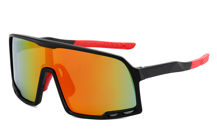 Oversize sportsbrille til Sport, LÃ¸b, Cykling eller bare fashion - Design nr. 4455