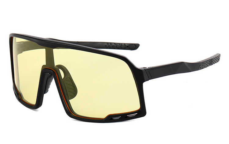 Oversize sportsbrille til Sport, LÃ¸b, Cykling eller bare fashion - Design nr. 4456