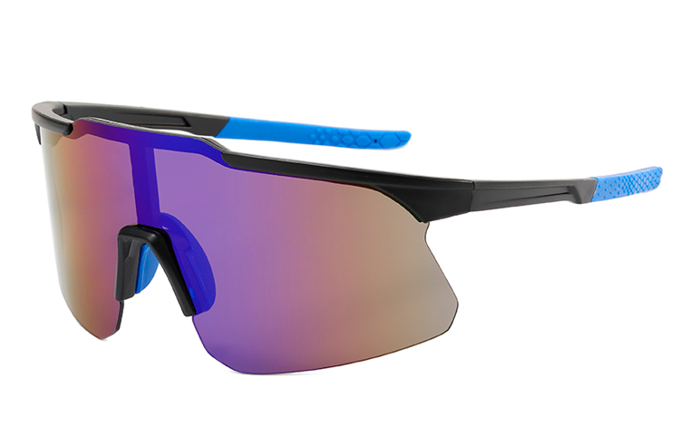 Sportsbrille til Sport, LÃ¸b, Cykling eller bare fashion, i stort / oversize design - Design nr. 4459