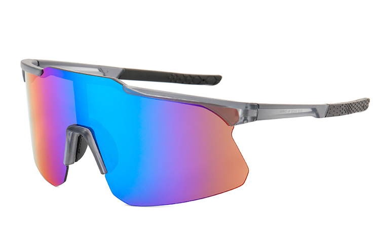 Sportsbrille til Sport, LÃ¸b, Cykling eller bare fashion, i stort / oversize design - Design nr. 4461