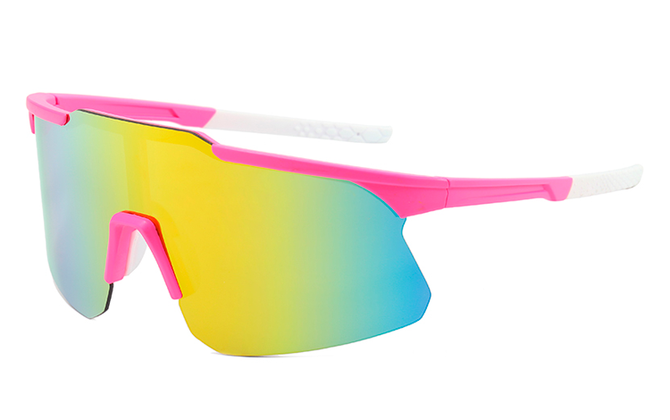 Sportsbrille til Sport, LÃ¸b, Cykling eller bare fashion, i stort / oversize design - Design nr. 4465