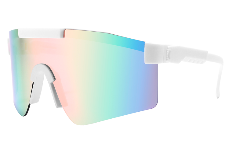 Sportsbrille til Sport, LÃ¸b, Cykling eller bare fashion, i stort / oversize design - Design nr. 4485