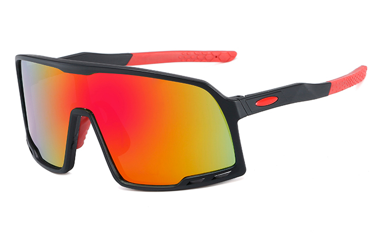 Oversize sportsbrille til Sport, LÃ¸b, Cykling eller bare fashion - Design nr. 4529