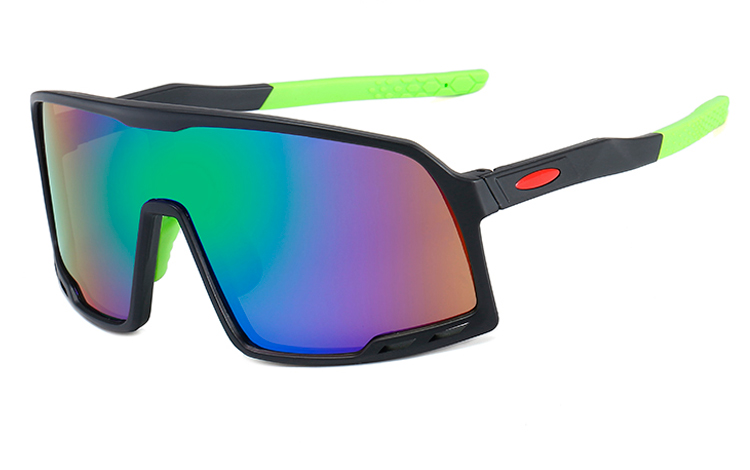 Sportsbrille til Sport, LÃ¸b, Cykling eller bare fashion, i stort / oversize design - Design nr. 4531