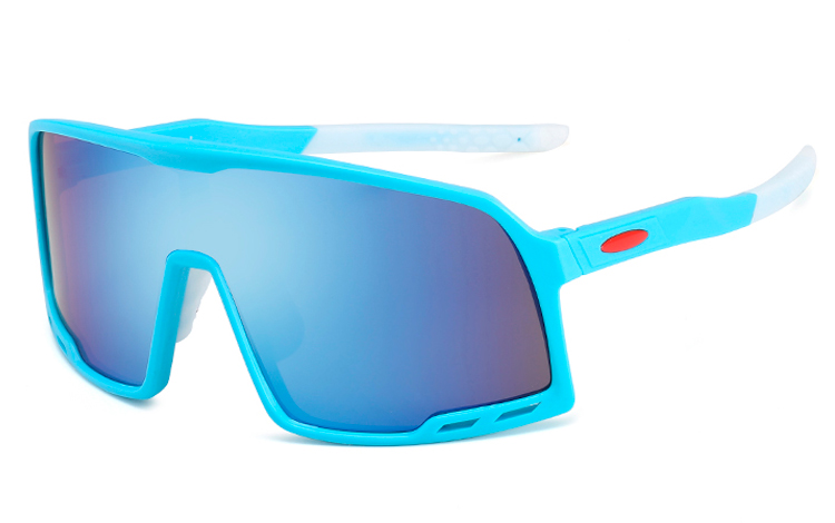 Sportsbrille til Sport, LÃ¸b, Cykling eller bare fashion, i stort / oversize design - Design nr. 4533