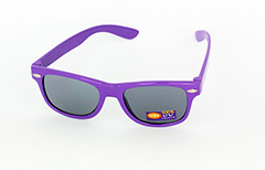 BÃ˜RNE solbrille i lilla wayfarer look - Design nr. 1081