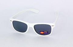Solbrille til bÃ¸rn i hvid - Design nr. 1085