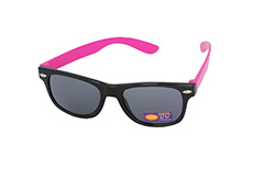 Smart solbrille til bÃ¸rn i sort og pink - Design nr. 1096
