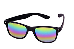 Wayfarer med multifarvet spejlglas - Design nr. 1109