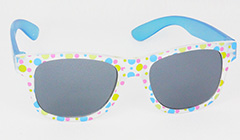 Solbrille til bÃ¸rn med blÃ¥ stÃ¦nger - Design nr. 3097