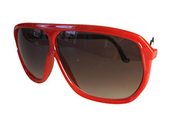 Millionaire solbrille i rÃ¸d - Design nr. 332