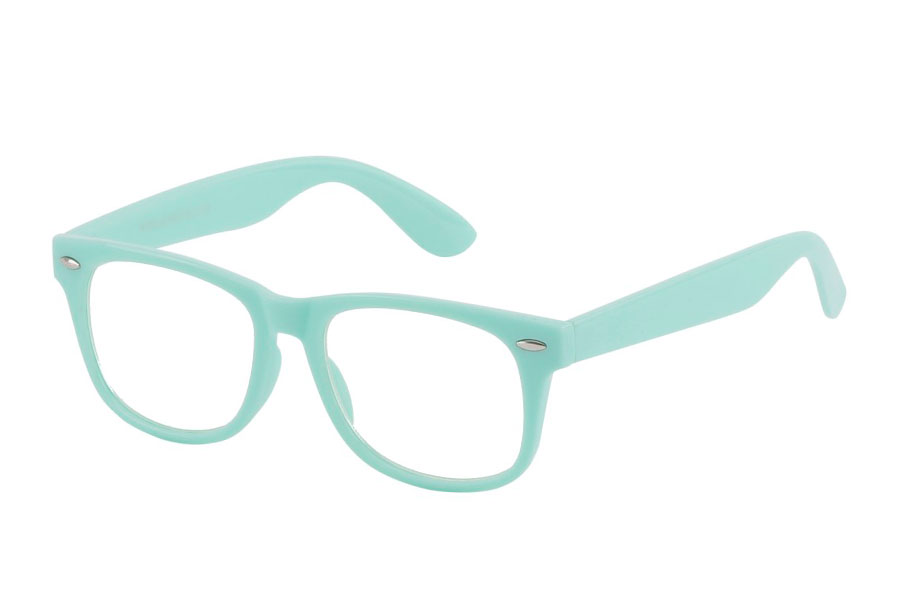 BÃ˜RNE brille med klart glas i lys mintgrÃ¸n - Design nr. 3784