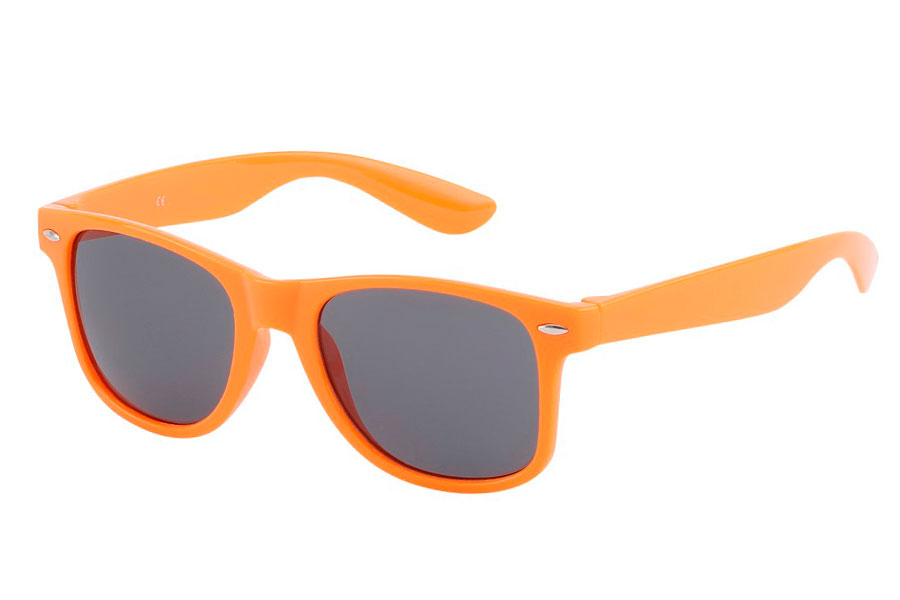 Orange solbrille med mÃ¸rke linser. - Design nr. 3827