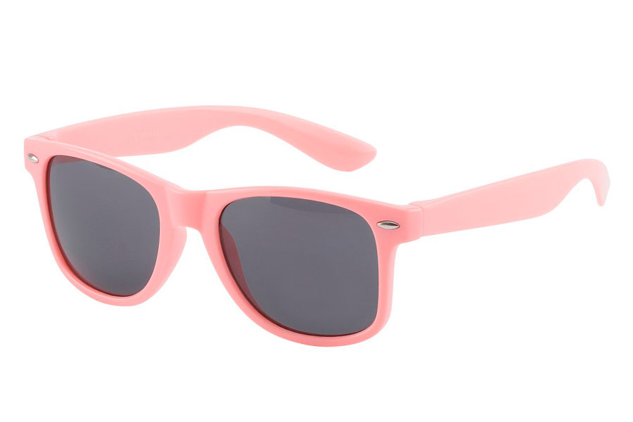 LyserÃ¸de solbriller i wayfarer design - Design nr. 3855