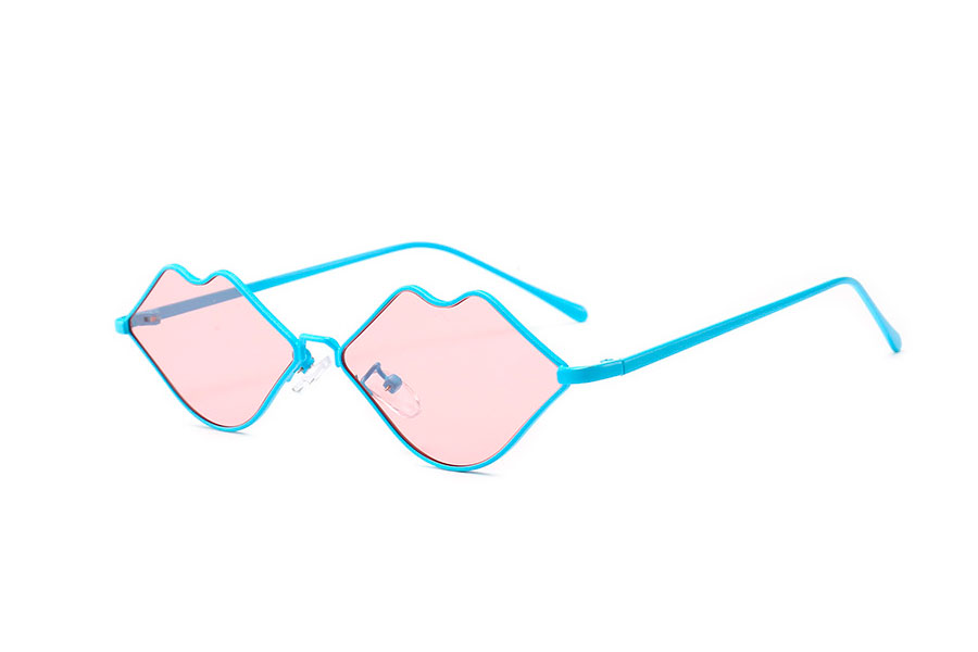 FrÃ¦k lÃ¦be solbrille i lyseblÃ¥ - Design nr. s4081