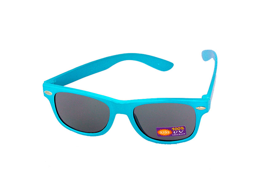 BÃ˜RNE LysblÃ¥ solbrille i wayfarer design. - Design nr. s4115