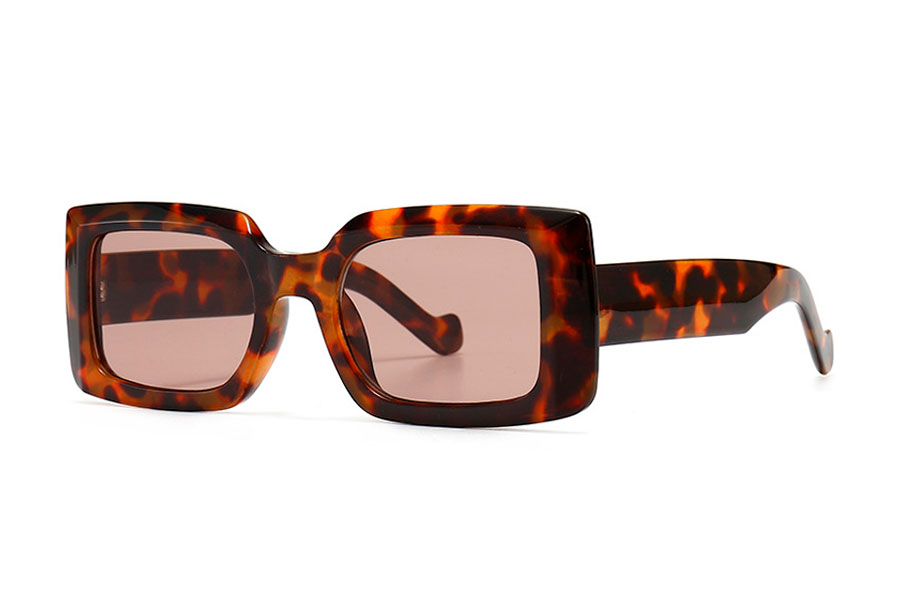 Firkantet modesolbrille i spÃ¦ttet stel. - Design nr. 4294