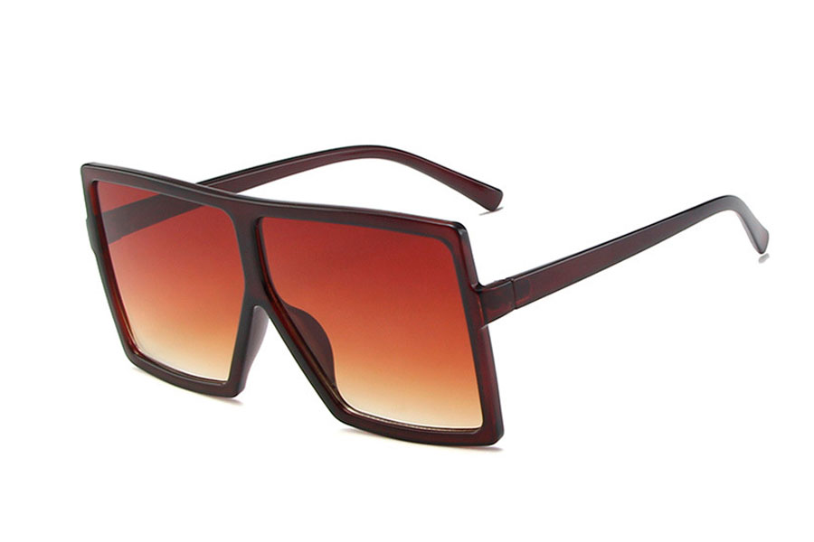 KÃ¦mpe oversize solbrille i stort og fladt design - Design nr. 4337